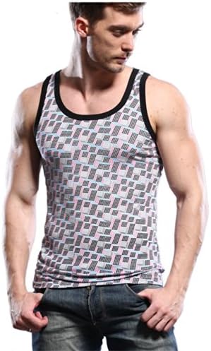 Men's Cotton Sports Sleeveless Skinny Tank Top X-Small