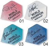 Unicorn Polyflite Plus Phil Taylor WC Dart Flights Set