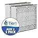 Tier1 20x25x5 Merv 8 Replacement for Skuttle AC Furnace Pleated Air Filter 2 Pack