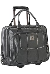 Kenneth Cole Reaction It's Wheel-y Late Rolling Laptop Case Bag (Grey)