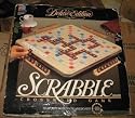 Scrabble Deluxe Edition Crossword Game