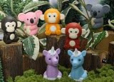 Iwako Japanese Erasers / Jungle Animals 7 pcs.