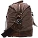 Iblue Oversized Canvas Trimng Travel Tote Luggage Duffels Handbag Leather #831