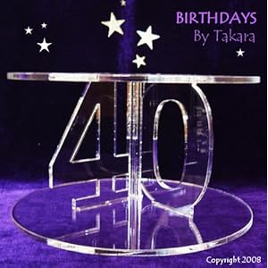 40th Birthday Cake Ideas on 40th Birthday Cake Stand   Ruby Wedding Anniversary     Free Post
