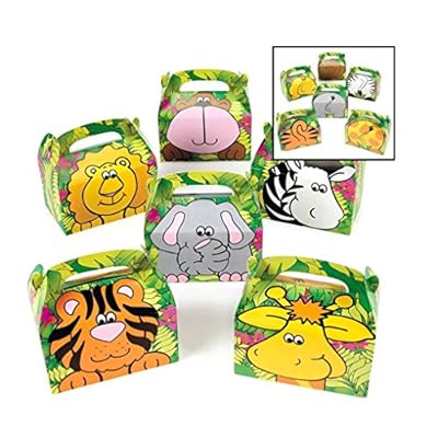 Mememall Fashion Zoo Animal Treat Gift Boxes Birthday WEDDING Favor SHOWER Loot Buy more & SAVE!