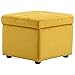 Cyan Design 08347 Huffington Ottoman,Yellow