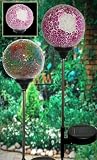 Solar Power Mosaic Ball A,Set of 2