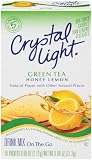 Crystal Light On The Go Green Tea Honey Lemon, 10-Count Boxes (Pack of 6)