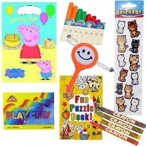 PRE FILLED Peppa Pig YOUNG CHILDRENS Party Bag (Mixed Toys)
