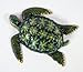 LX Handpainted Green Tropical Sea Turtle Beach Tiki Bar Wall Mount Decor Plaque Kid Decor 8