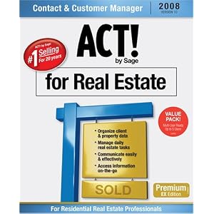 ACT! by Sage Premium for Real Estate 2008 (10.0) 5-User Pack by Sage