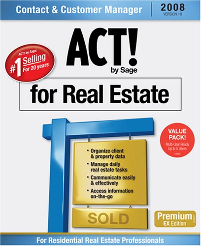 ACT! by Sage Premium for Real Estate 2008 (10.0) 5-User Pack