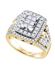 1.75CTW DIAMOND INVISIBLE RING