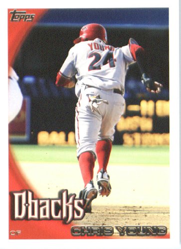 2010 Topps Baseball Card #316 Chris Young Arizona Diamondbacks - Mint Condition - Shipped In Protective ScrewDown Display Case!