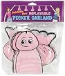 Pipedream Products Inflatable Pecker Garland, Pink