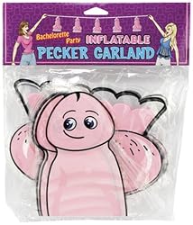 Pipedream Products Inflatable Pecker Garland, Pink