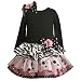 Bonnie Jean Baby/NEWBORN 3M-9M PINK BLACK MIXED DO...
