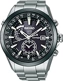 [セイコー]SEIKO 腕時計 SEIKO ASTRON アストロン ソーラー GPS 衛星電波修正 ブライトチタン 黒×白ダイヤル サファイアガラス スーパークリアコーティング 日常生活用強化防水 (10気圧防水) SBXA003 メンズ