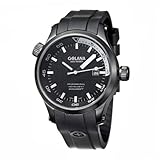 Golana Swiss Men's AQ110-1 Aqua Stainless Steel Rubber Divers Watch
