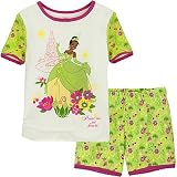 Short Tiana PJ Pal for Girls 2 pc Set, Princess at Heart
