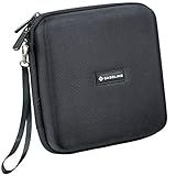 Caseling Portable Hard Carrying Travel Storage Case for External USB, DVD, CD, Blu-ray Rewriter / Writer and Optical Drives - Black