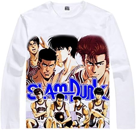 Slam Dunk Hanamichi Sakuragi Kaede Rukawa Long-Sleeve Cosplay Costume
