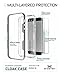Ghostek Cloak Series for Apple iPhone SE 5S 5 Slim Protective Armor Case Cover Tempered Glass (Silver)