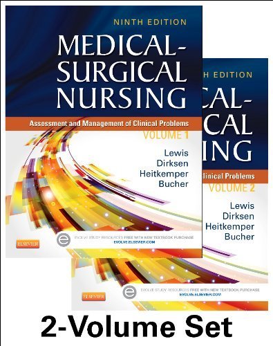 Medical-Surgical Nursing - 2-Volume Set: Assessment and Management of Clinical Problems, 9e (Medical- Surgical Nursing (Lewis) 2 Vol Set) 9th Edition by Lewis RN PhD FAAN, Sharon L., Dirksen RN PhD, Shannon Ruf (2013) Paperback