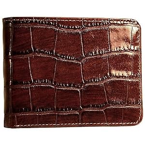 Buy Jack Georges Croco Collection Bi-Fold Mens Wallet by Jack Georges