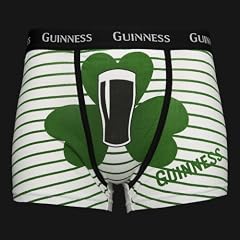 Guinness White Green Shamrock Boxers