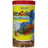 Tetra 77248 TetraColor PLUS Tropical Flakes, 7.06-Ounce, 1-Liter