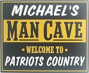 Man Cave Country - Personalized Top and Bottom 11x14