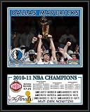 Mounted Memories Dallas Mavericks 2011 Nba Finals Champions Sublimated 12X15 Plaque