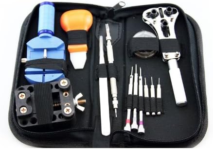 LB1 High Performance New Watch Repair Tool Kit for Casio AQF-102W-7BV Watch - 13 in 1 Professional Watch Repair Tool Set