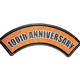 Harley Davidson Inspired Patch~ 100th Anniversary~ Approx 8 x 2