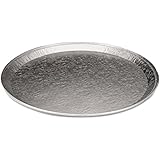 Handi-Foil 2013100 16" Aluminum Round Embossed Serving Tray (Case of 25)