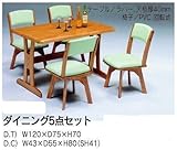 ダイニング(食堂セット) 5点セット