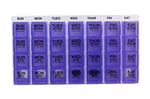 GMS Large Medication Organizer (Purple)