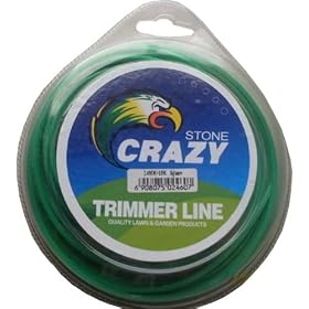 TRUESHOPPING 'STONE CRAZY' 2.5MM 25M TOUGH NYLON STRIMMER SPOOL LINE WIRE FOR STRIMMERS