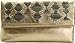 Nicole Miller Women's Mia Foldover Clutch Evening Handbag,Metallic Leather