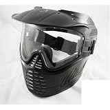 Paintball GXG Mask/Goggles Black with Visor Nice!