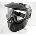 Sporting Goods : Paintball GXG Mask/Goggles Black with Visor Nice!