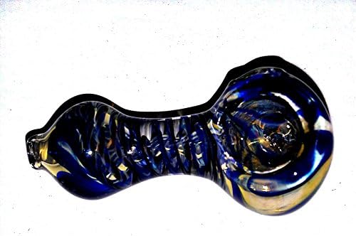 Glass incense Burner 3.5 Inch Blue