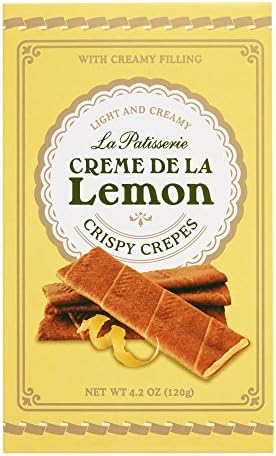 La Patisserie Creme De La Lemon Crispy Crepes with Rich and Creamy Filling 120g