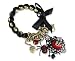 Picture of Betsey Johnson:Betsey Johnson Dark Forest Skull Beaded Bracelet