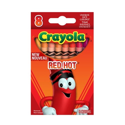 Crayola Red Hot Crayons 8 count (215118)