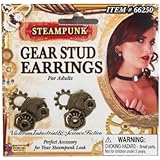 Forum Novelties Inc - Steampunk Gear Stud Earrings Adult