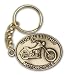 Antique Gold God Bless This Motorcycle Keychain God Bless ThisÉ--1 1/2 x 2 1/4