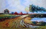 Path to the Village Oil Painting 24 x 36 inches