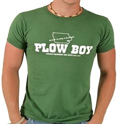 Mens Plow Boy Graphic Athletic T-Shirt